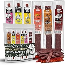 Vkei BUFFALO BOBS BONO スタッズfoodie Amazon.com: Buffalo Bob's Wild Game Meat Snacks (6 Pack